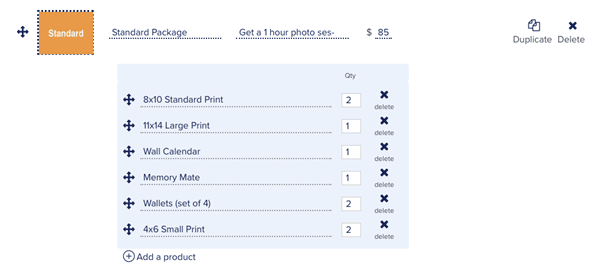 online photo gallery example
