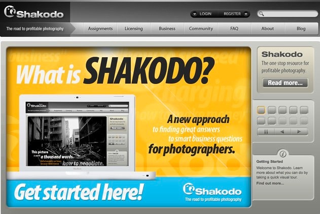 Shakodo website