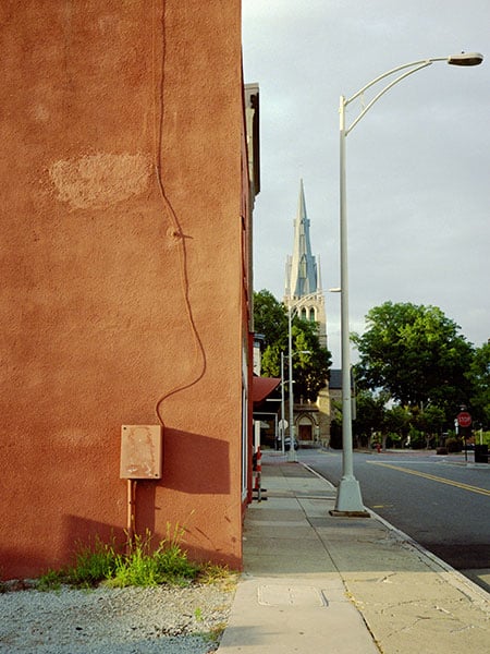warm-tone wall - street photograhy