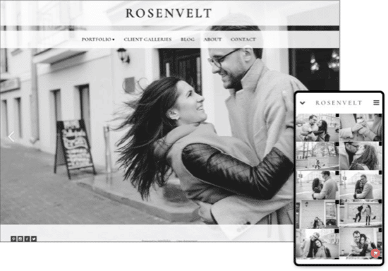 rosenvelt template online photo gallery