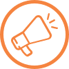 orange marketing icon