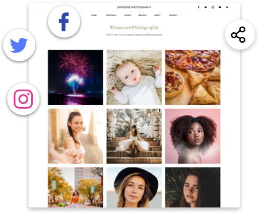 online photo galleries social media marketing