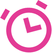 stopwatch pink icon