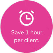 save one hour per client