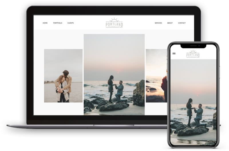 new online photo gallery template portland