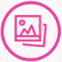 pink gallery icon