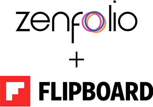 zenfolio and flipboard logos