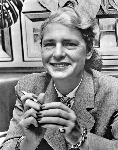 Portrait of Margaret Bourke White circa 1955