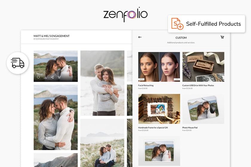 Zenfolio self-fulfillment feature expands options for selling photos online.