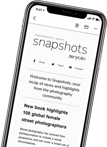 snapshots photography news on a mobile phone