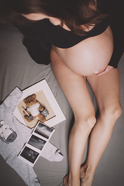 maternity boudoir photo