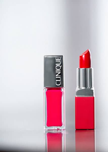 red lipstick and polish
