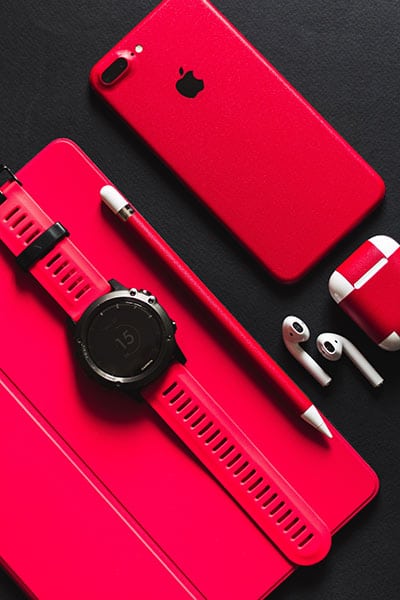 red phone watch pen