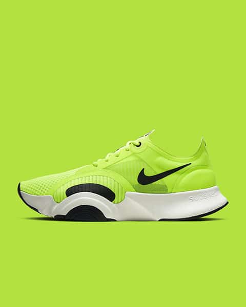 green running shoes