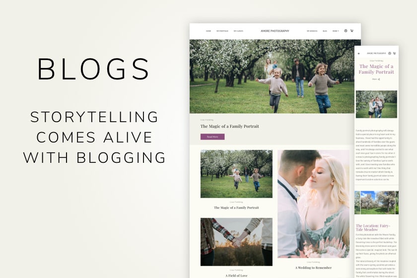 Maximize your photography business with Zenfolio’s blogging tool.