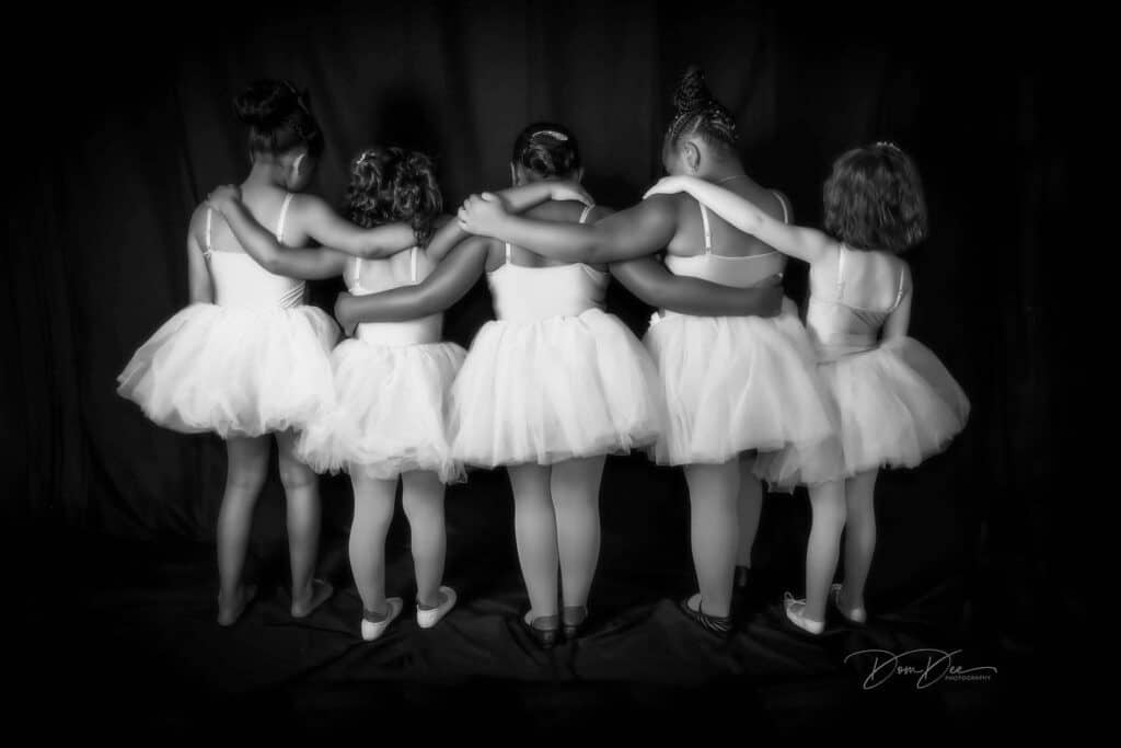 young ballerinas in tutus photo credit Denise Stewart