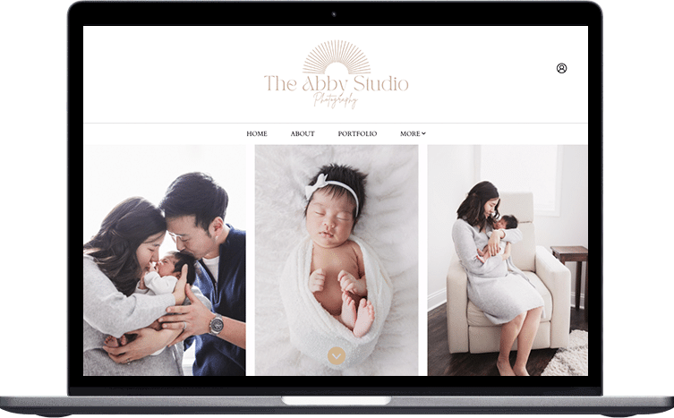 The Abby Studio Photography NB portfolio website