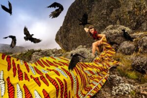 Laura Grier kiliminjaro series woman with crows