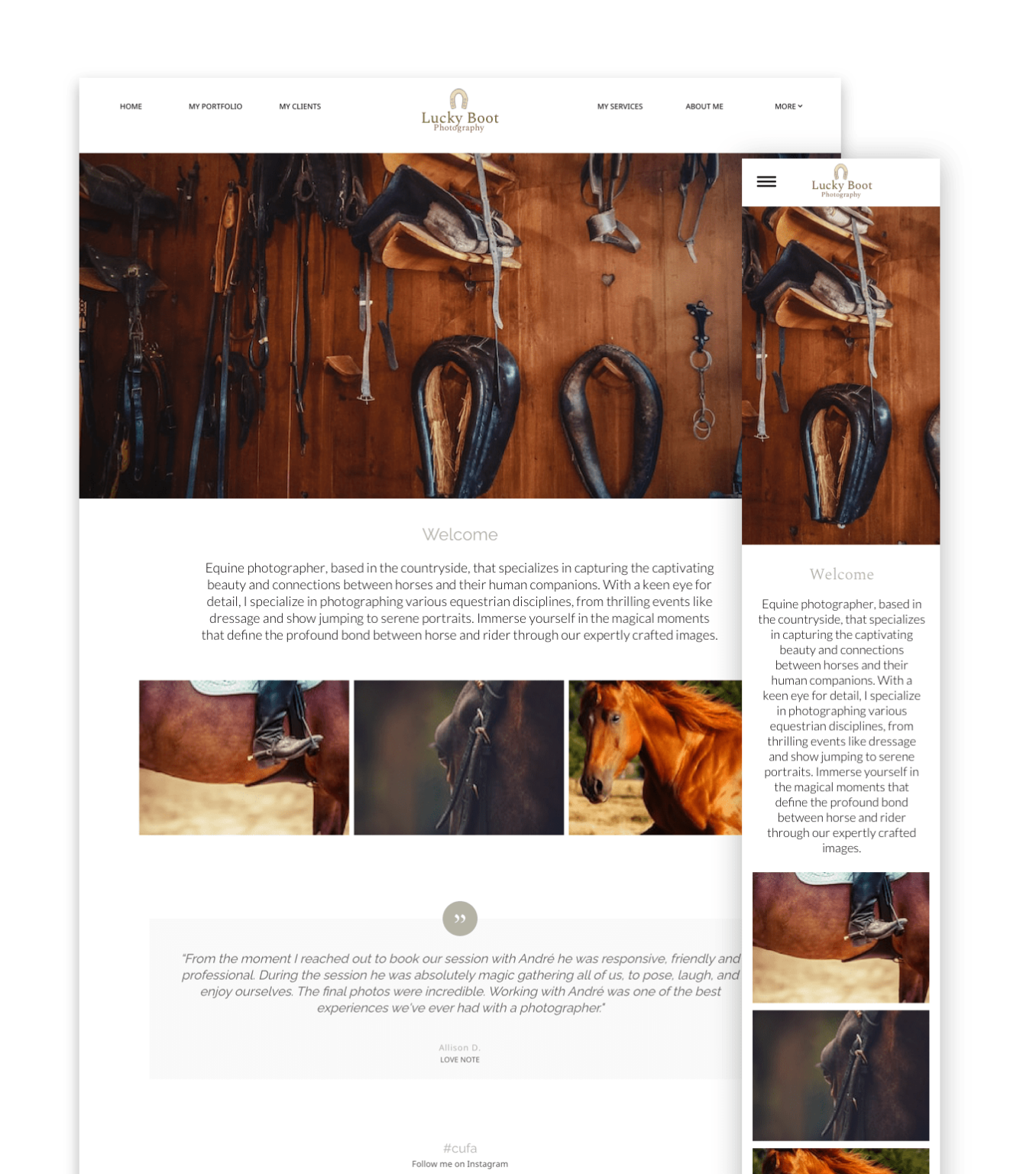 Equestrian Photography Showcase & Sell with Zenfolio