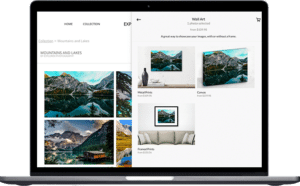 ecommerce platform customizable shop with wall art products