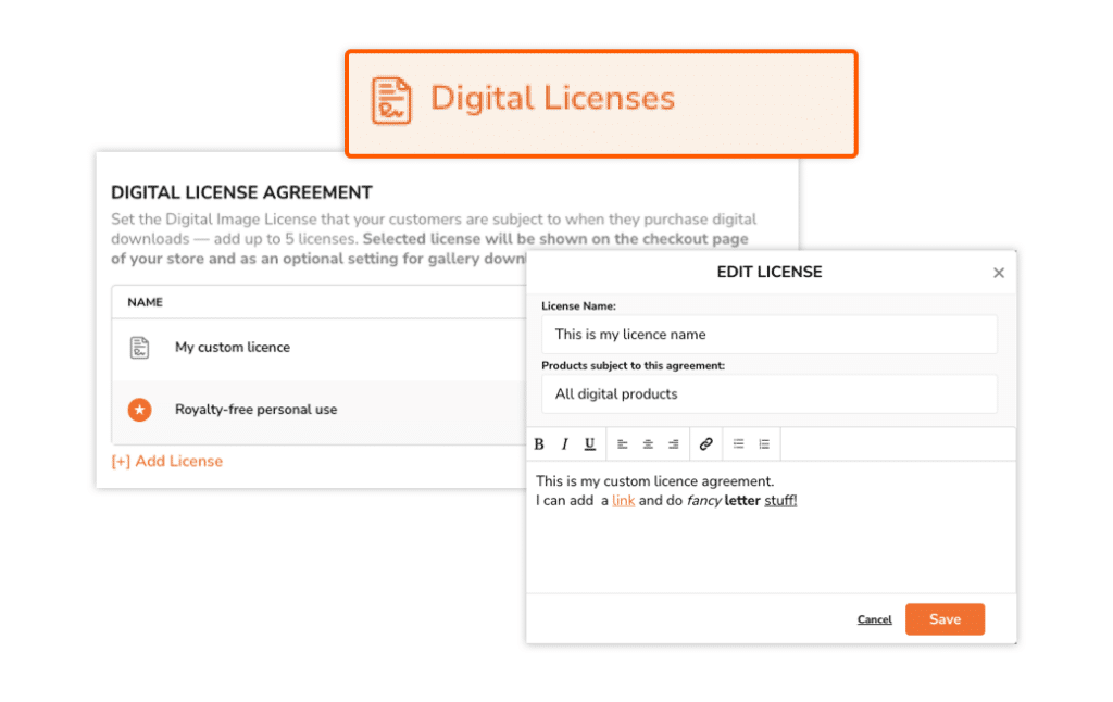 Digital Licenses Email