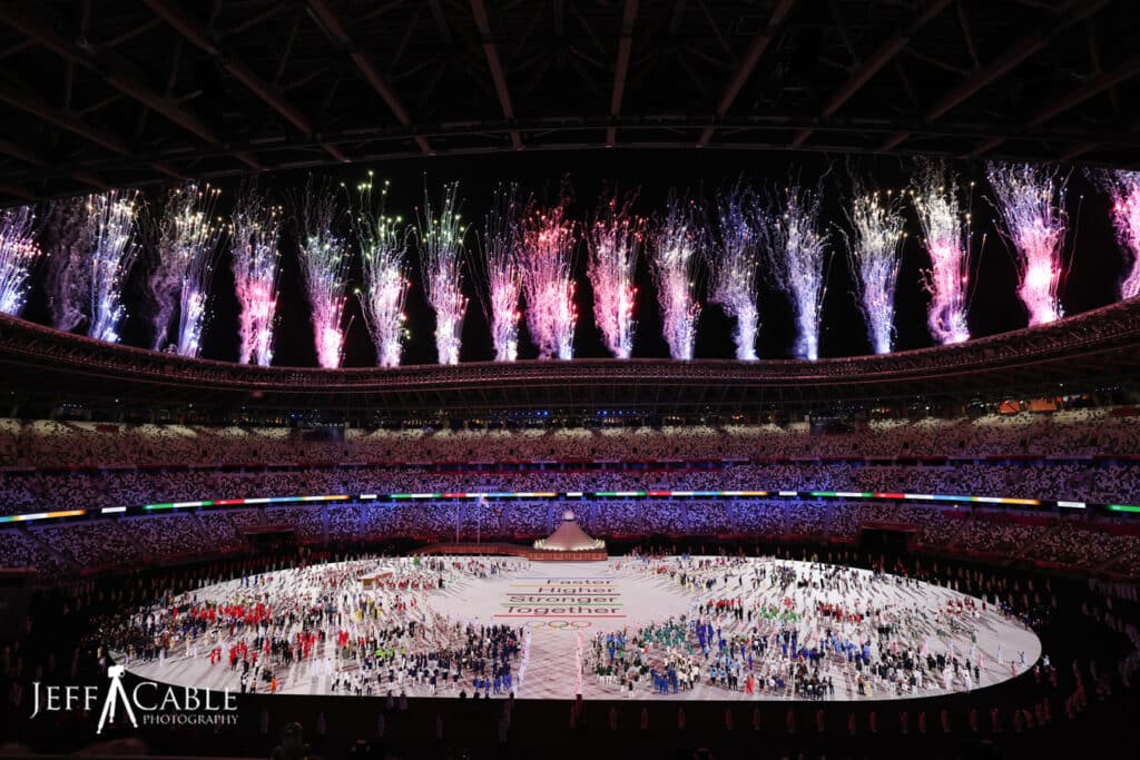 Tokyo Opening Ceremony 2020 Summer Olympic Games, image by Jeff Cable Photography