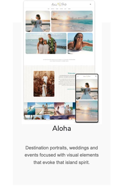 mobile template aloha