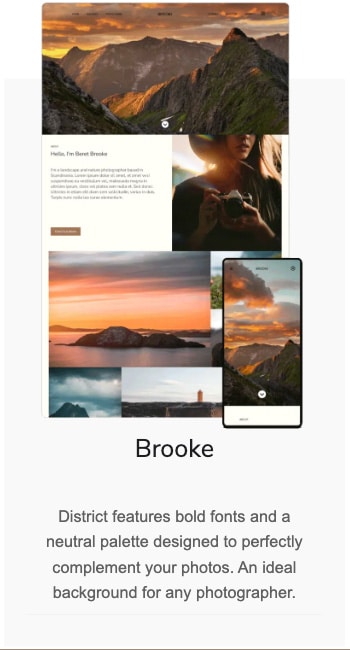 mobile template brooke