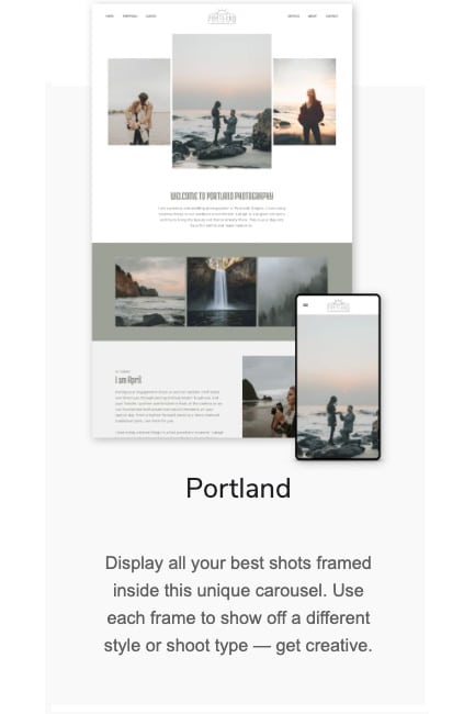 mobile template portland
