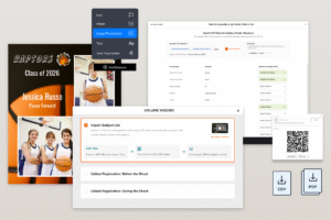 Volume photography workflow: Zenfolio Volume Wizard and Product Builder.