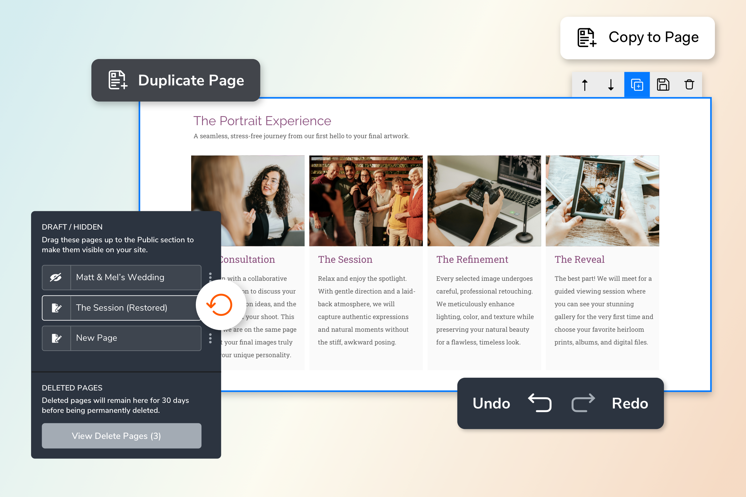 Website Editor Enhancements feature image