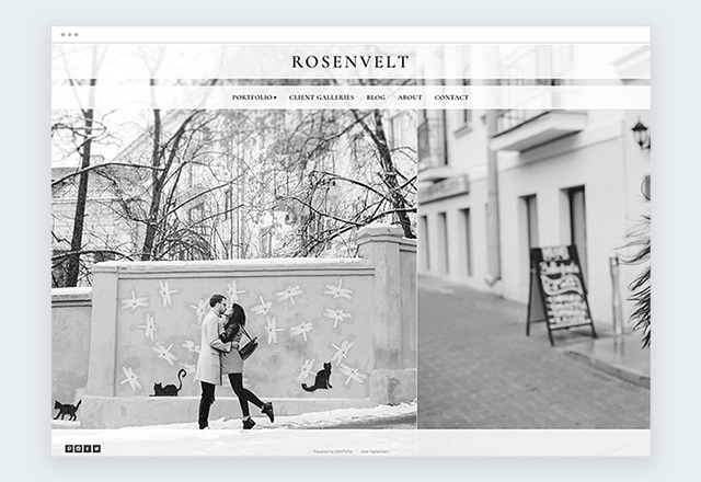 Rosenvelt Photography Website Template