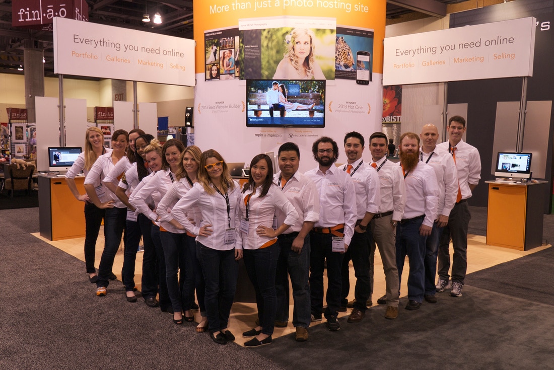 zenfolio customer support team at tradeshow