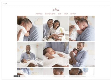 Ares Photography website template