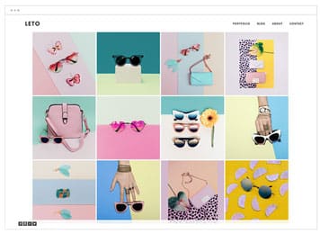 Leto Photography website template